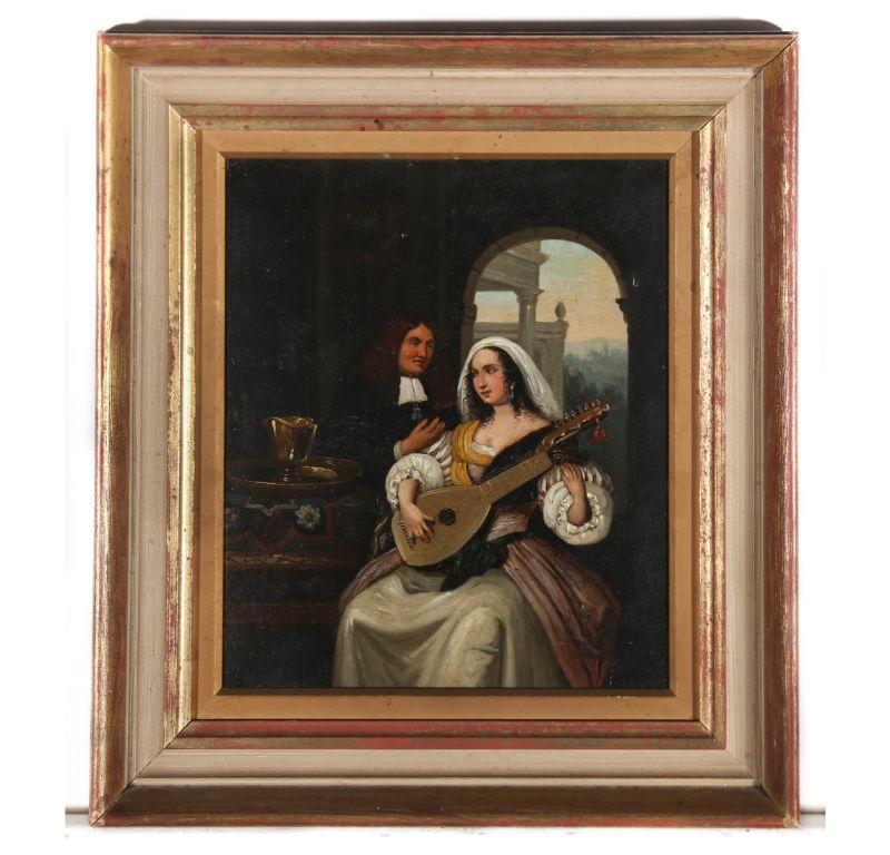 After Jan van Mieris (1660-1690) - 19th Century Oil, A Connoisseur 2