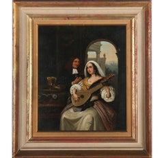 After Jan van Mieris (1660-1690) - 19th Century Oil, A Connoisseur