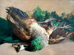 'Still Life with Peacock' by Jan Van Puyenbroeck (Antwerp 1887 – 1972 Schoten)