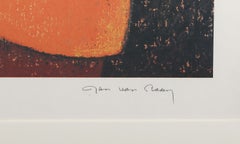 Mother and Child, Cubist Lithograph by Jan Van Raay