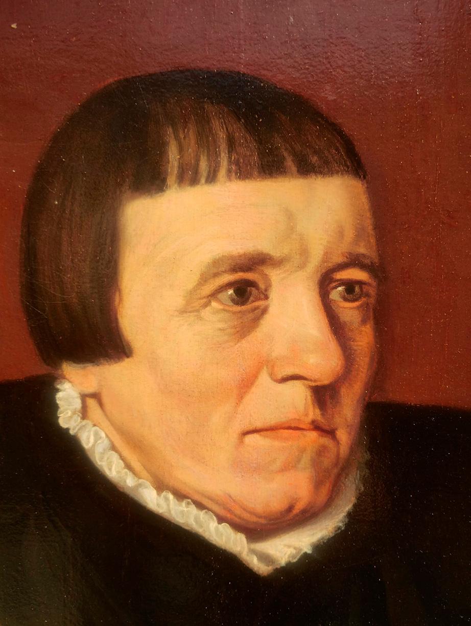 XVIe siècle Jan van Scorel Portrait d'un membre de la confrérie de Jérusalem en vente 5