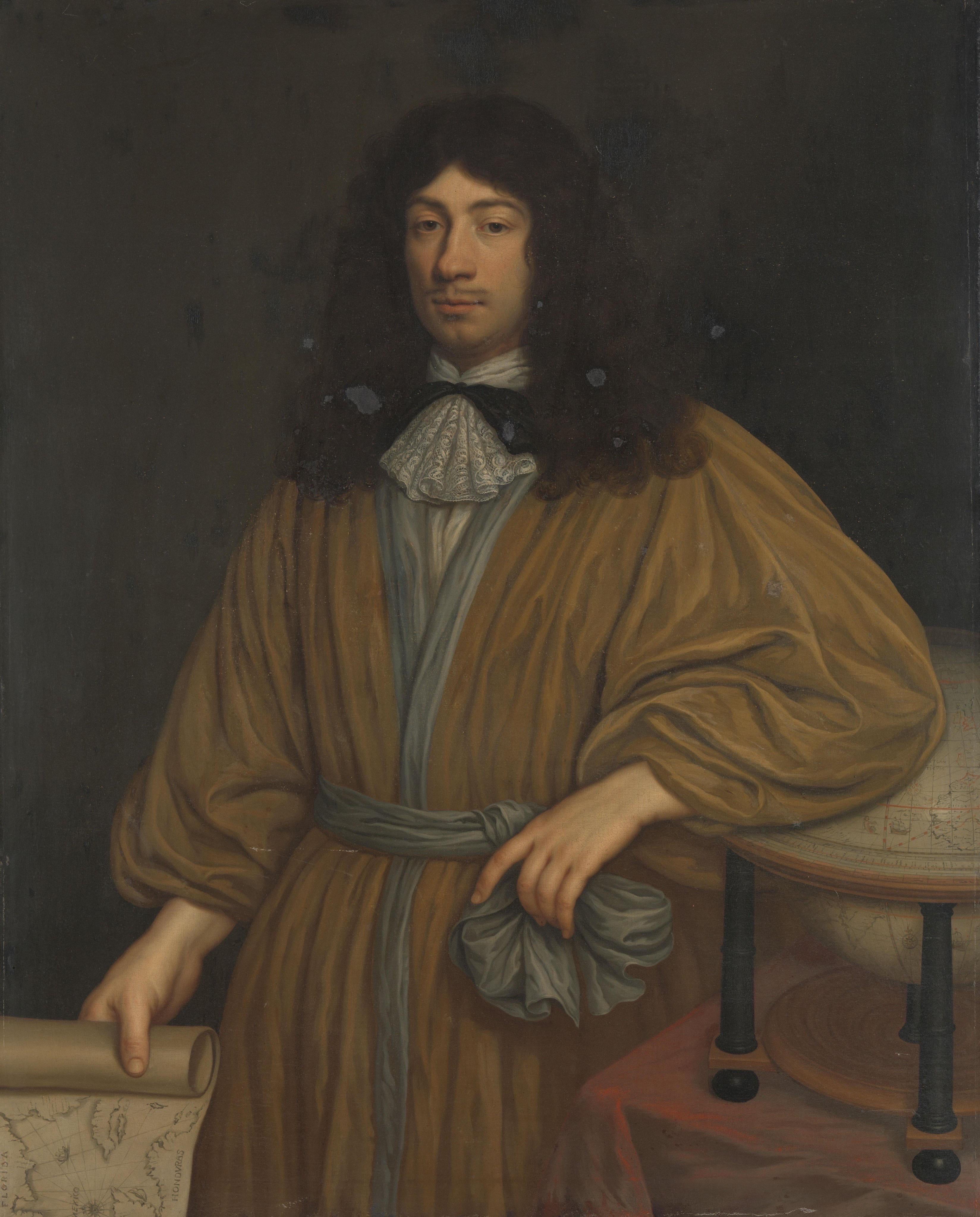 Portamento antico olandese del XVII secolo di Jan Boudaen Courten - erbario 7