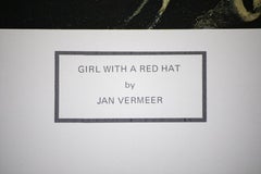 Girl with a Red Hat Print, Offset Print, 20th Century, Good Condition