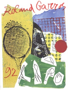 Vintage Jan Voss 'Roland Garros French Open' 1992- Poster