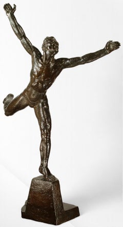 Sokol-Athlete, a Sculpture of Movement and Strength by Jan Vítězslav Dušek