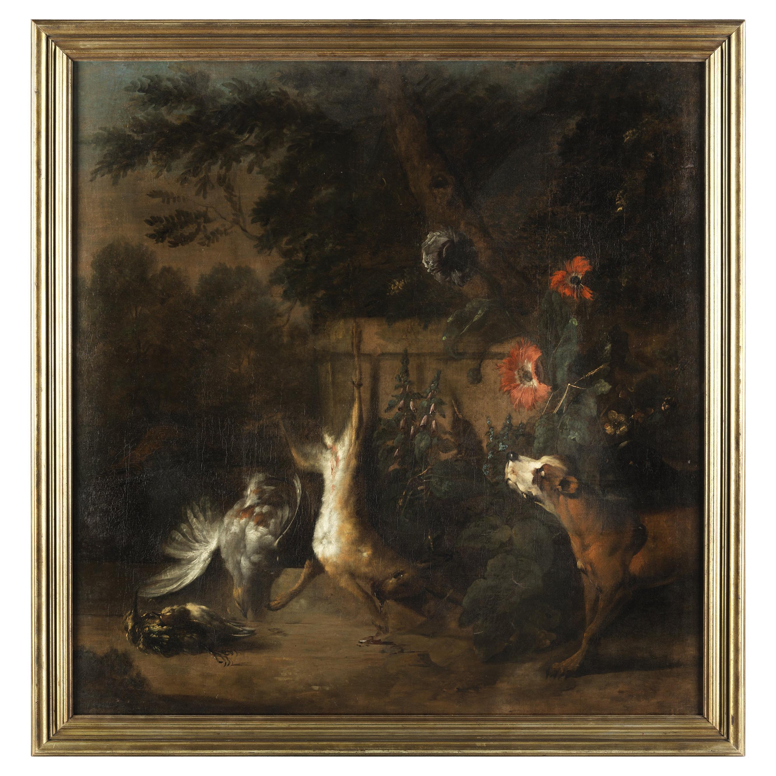 Jan Weenix 'Attr.' Painting, Still-Life with Dog