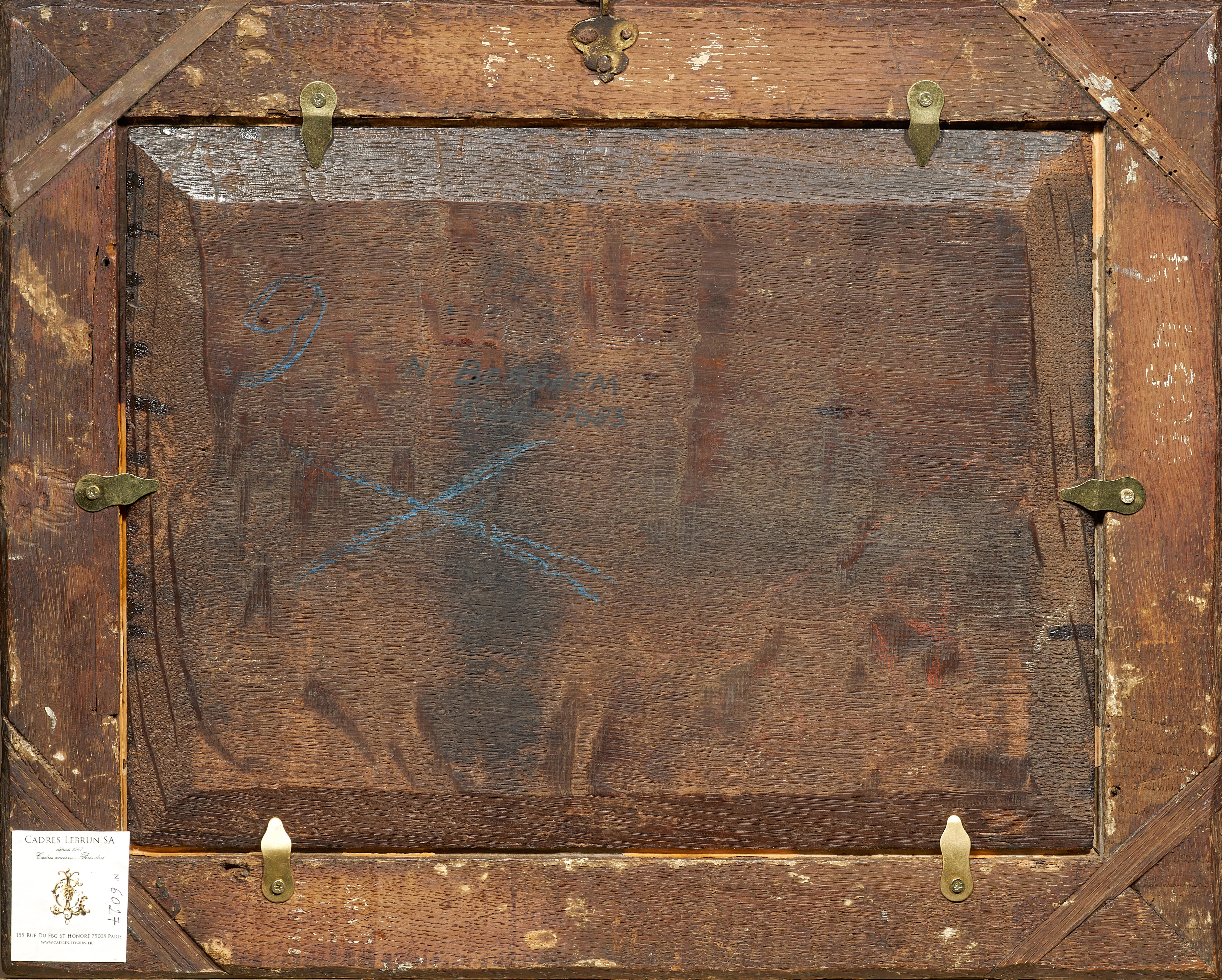 Ten Dog Studies and a Study of a Stole, a panel attributed to Jan Weenix For Sale 6