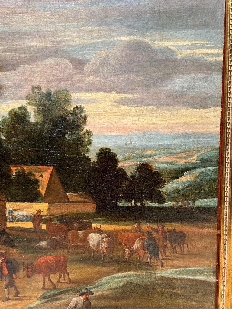 Huge 17th century Flemish landscape - Jan Wildens - Countryside 10