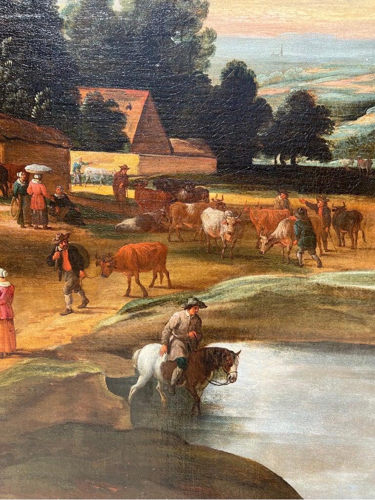 Huge 17th century Flemish landscape - Jan Wildens - Countryside 2