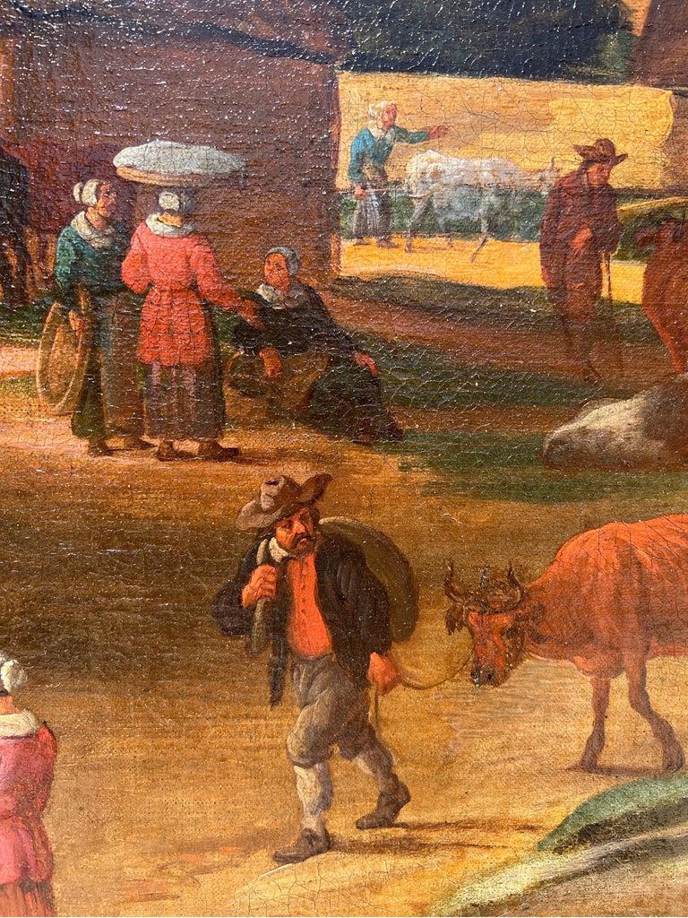 Huge 17th century Flemish landscape - Jan Wildens - Countryside 3
