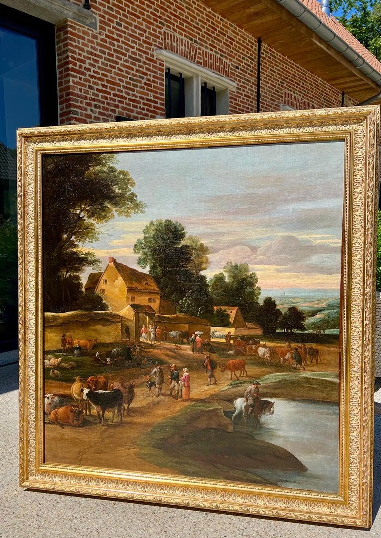 Huge 17th century Flemish landscape - Jan Wildens - Countryside 7