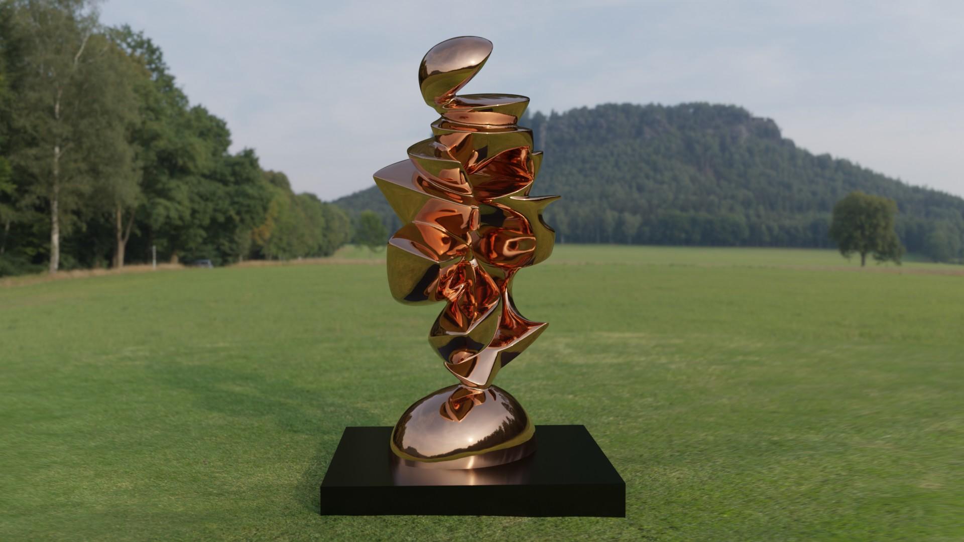 Expansion ( des Herzens ) – Sculpture von Jan Willem Krijger