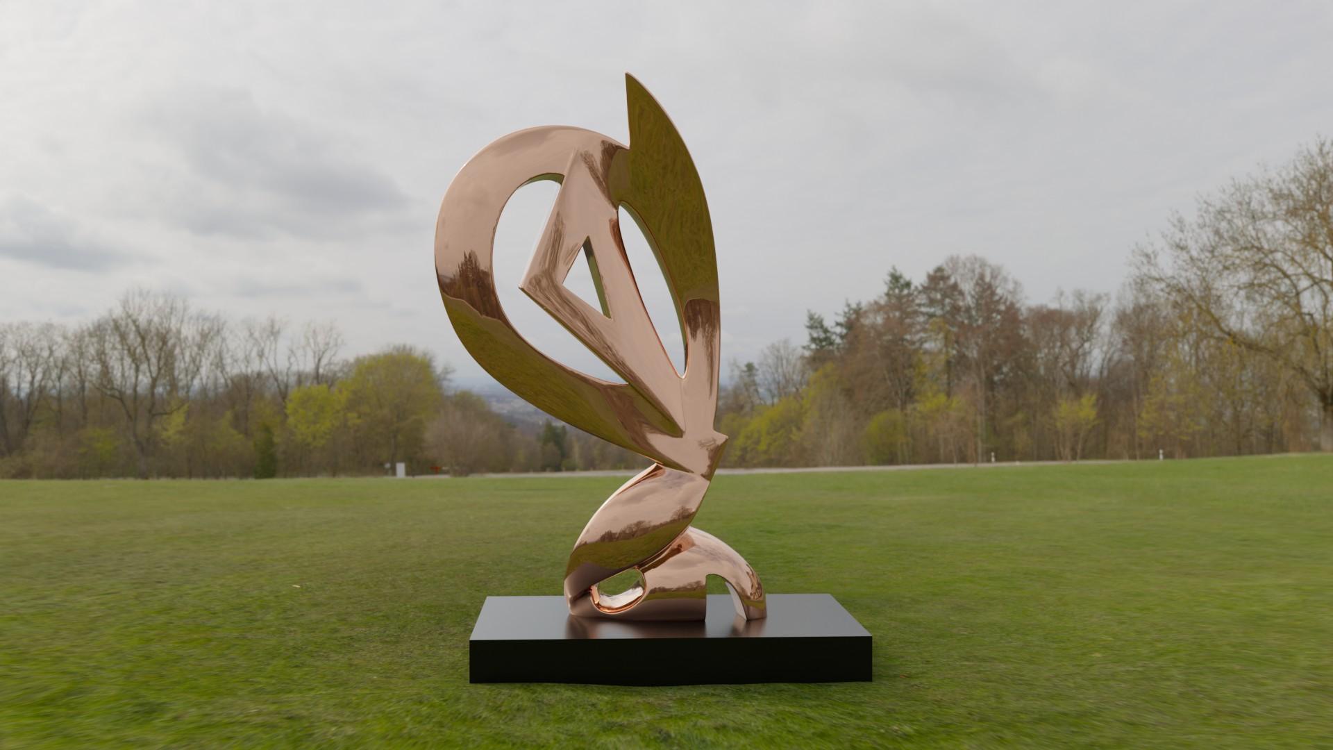 Jan Willem Krijger Abstract Sculpture - The Guardian
