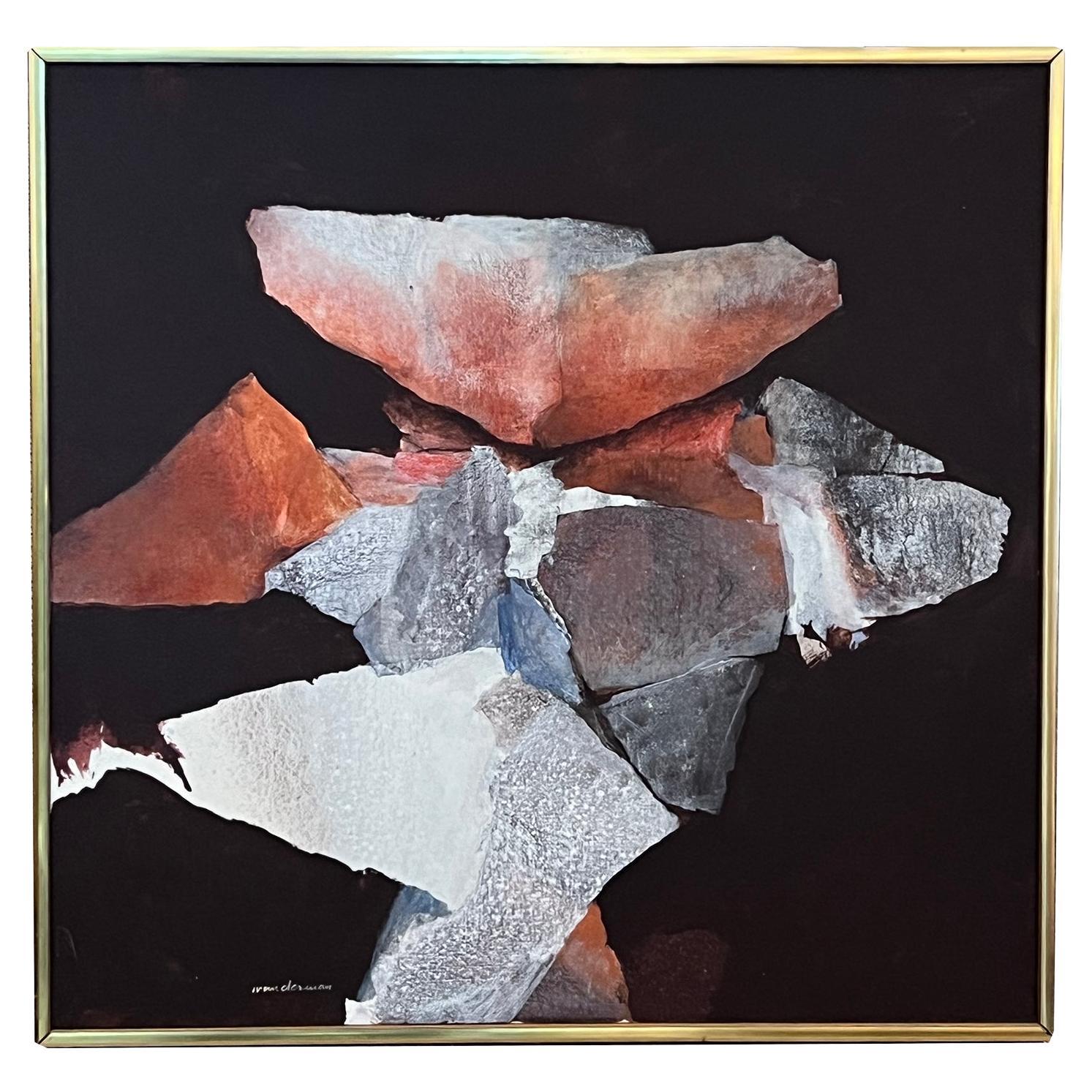 Jan Wunderman (American 1921-2014) "Tachee II": Acrylic on Canvas