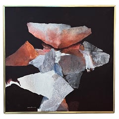 Jan Wunderman (americano, 1921-2014) "Tachee II": Acrilico su tela