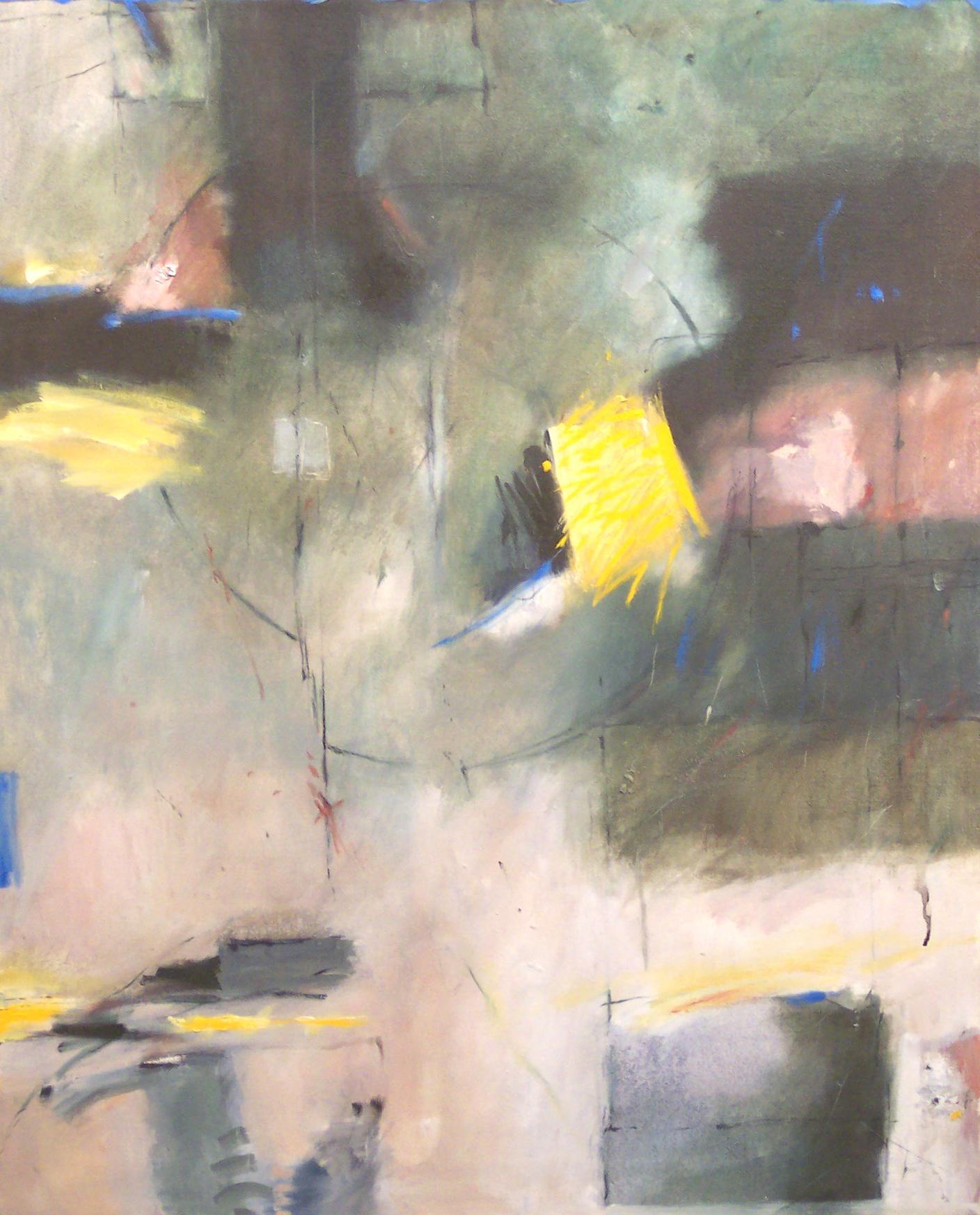 Jan Wunderman Abstract Painting – Sun Struck: Ölgemälde auf Leinwand