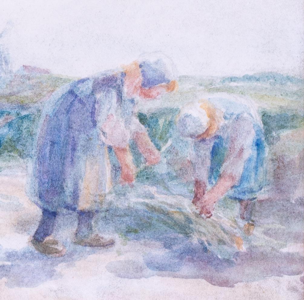 Jan Zoetelief Tromp (Dutch, 1872-1947)
The little harvesters
Signed `J. ZOETELIEF TROMP’ (lower left)
Watercolour
8.5/8 x 13.3/4 in. (22 x 35 cm.)
