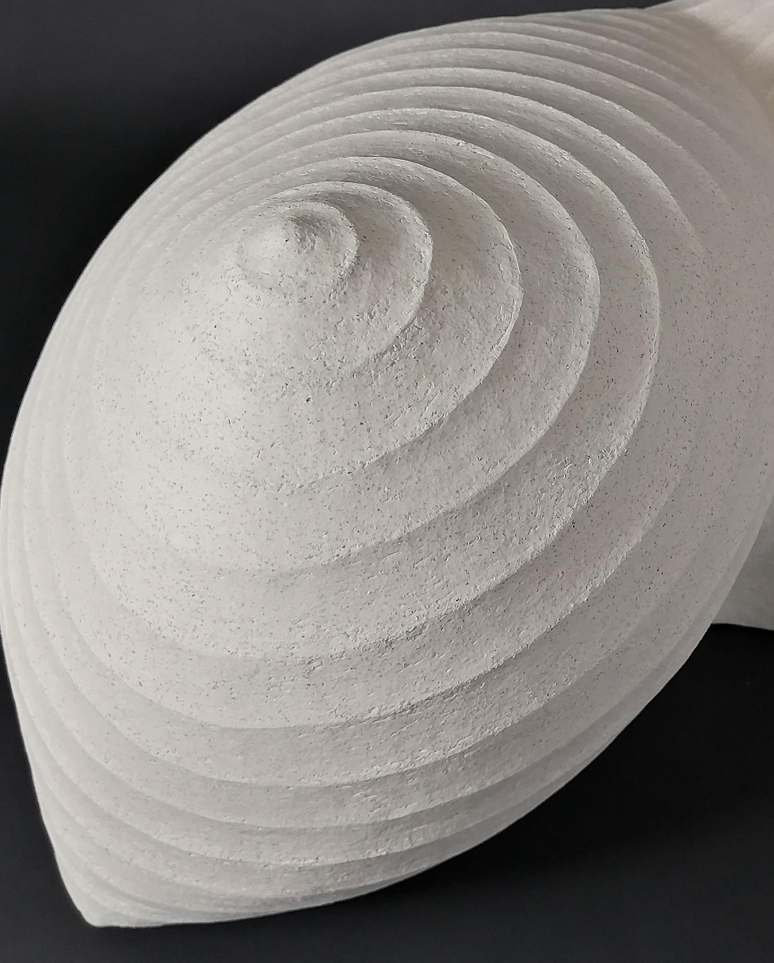 Untitled No.36, Contour - minimalist, abstract, contemporary ceramic sculpture - Black Abstract Sculpture by Jana Osterman
