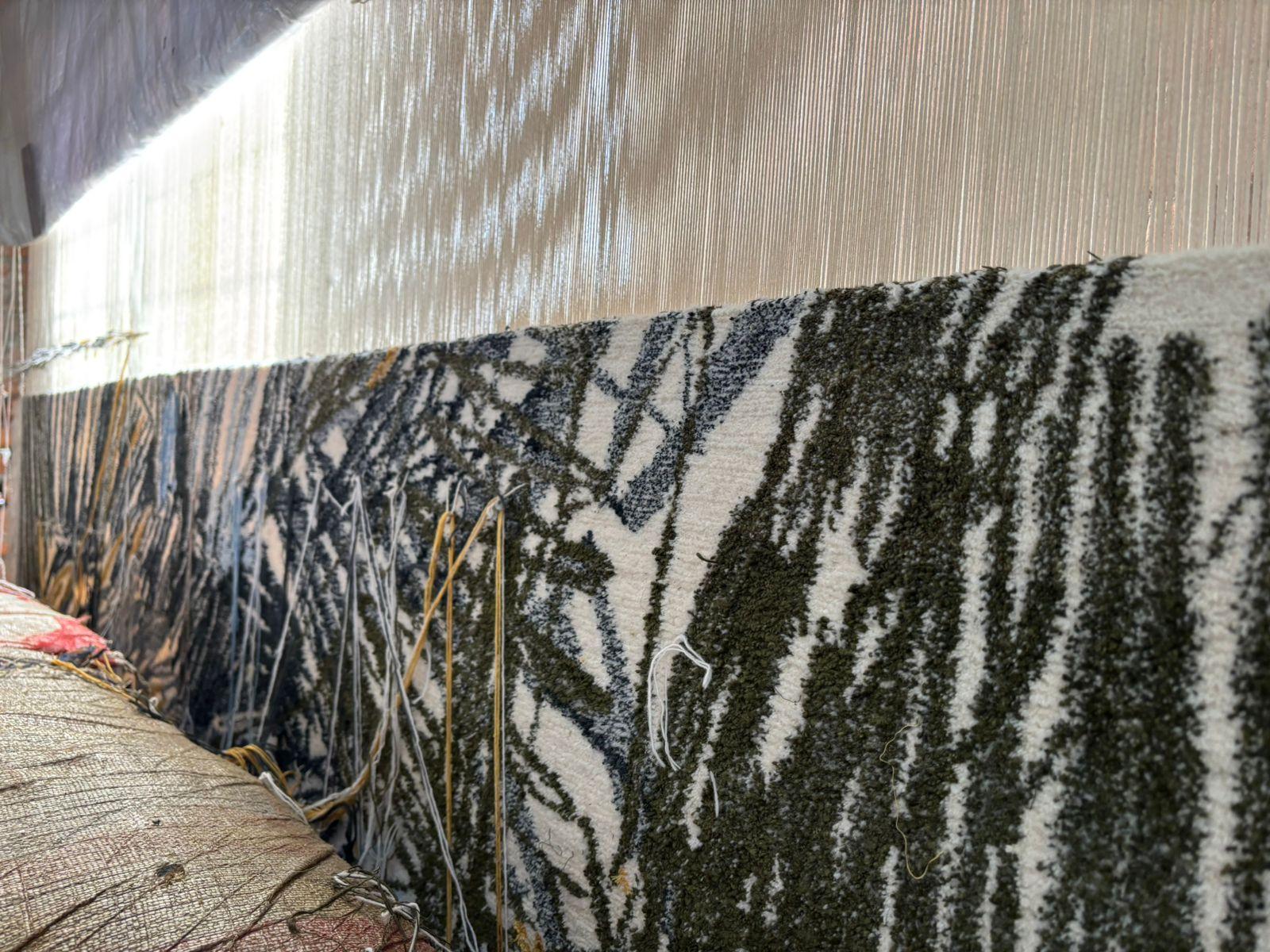 Janaina Tschape I - Ltd. Ed. Artistics Knots Rugs laine et soie noués à la main 6' x 4' en vente 4