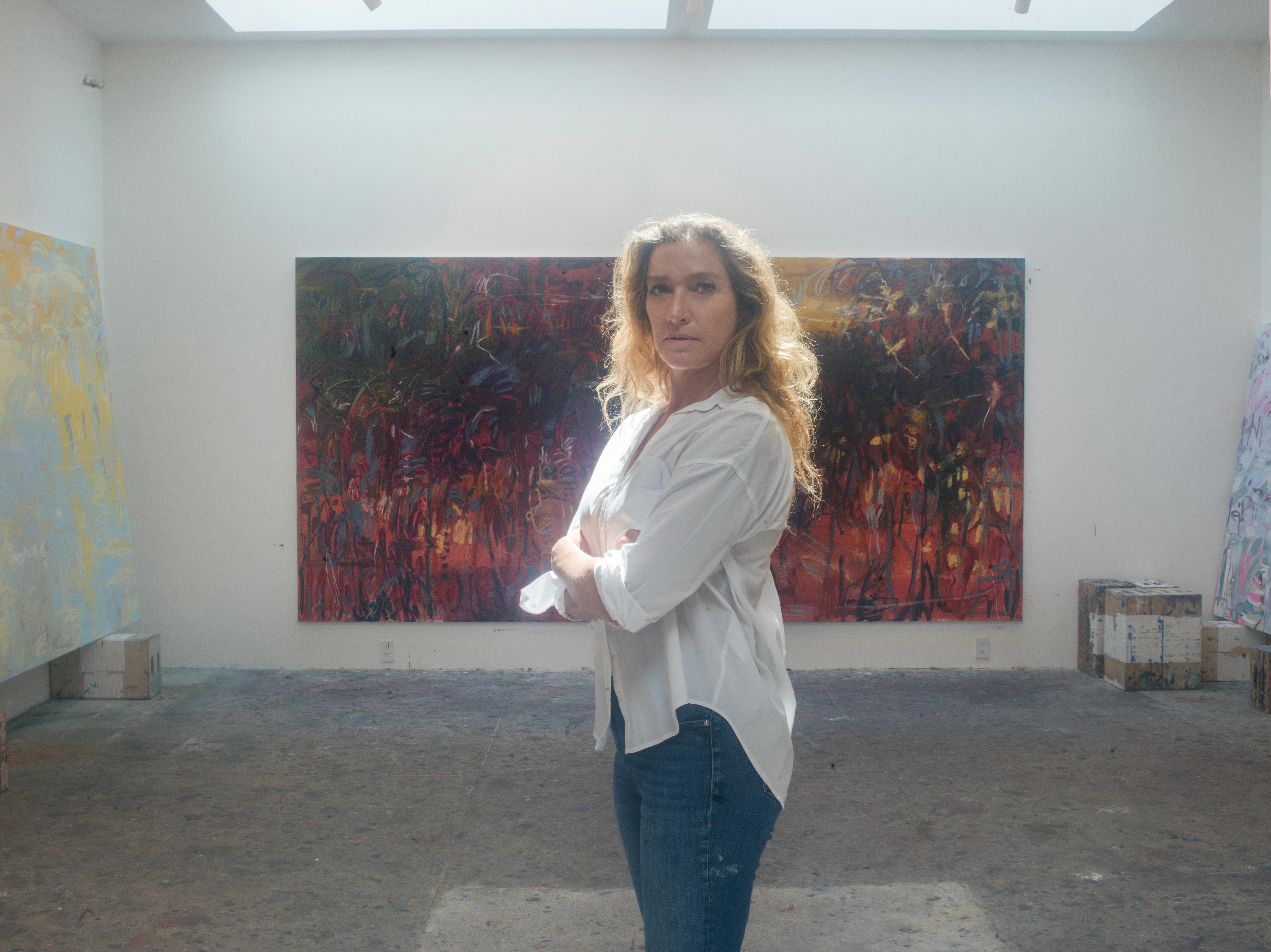 Janaina Tschape II - Ltd. Ed. Artistics Knots Rugs laine et soie noués à la main 6' x 4' Neuf - En vente à Miami, FL