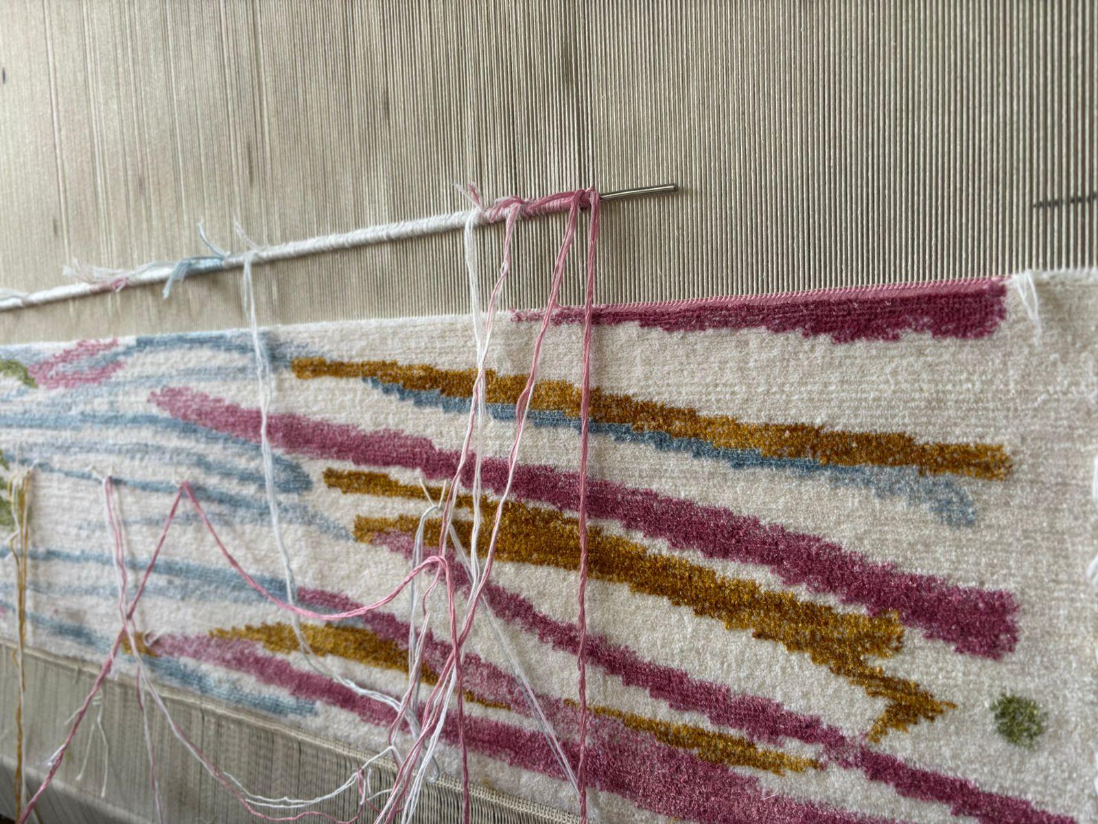 XXIe siècle et contemporain Janaina Tschape II - Ltd. Ed. Artistics Knots Rugs laine et soie noués à la main 6' x 4' en vente