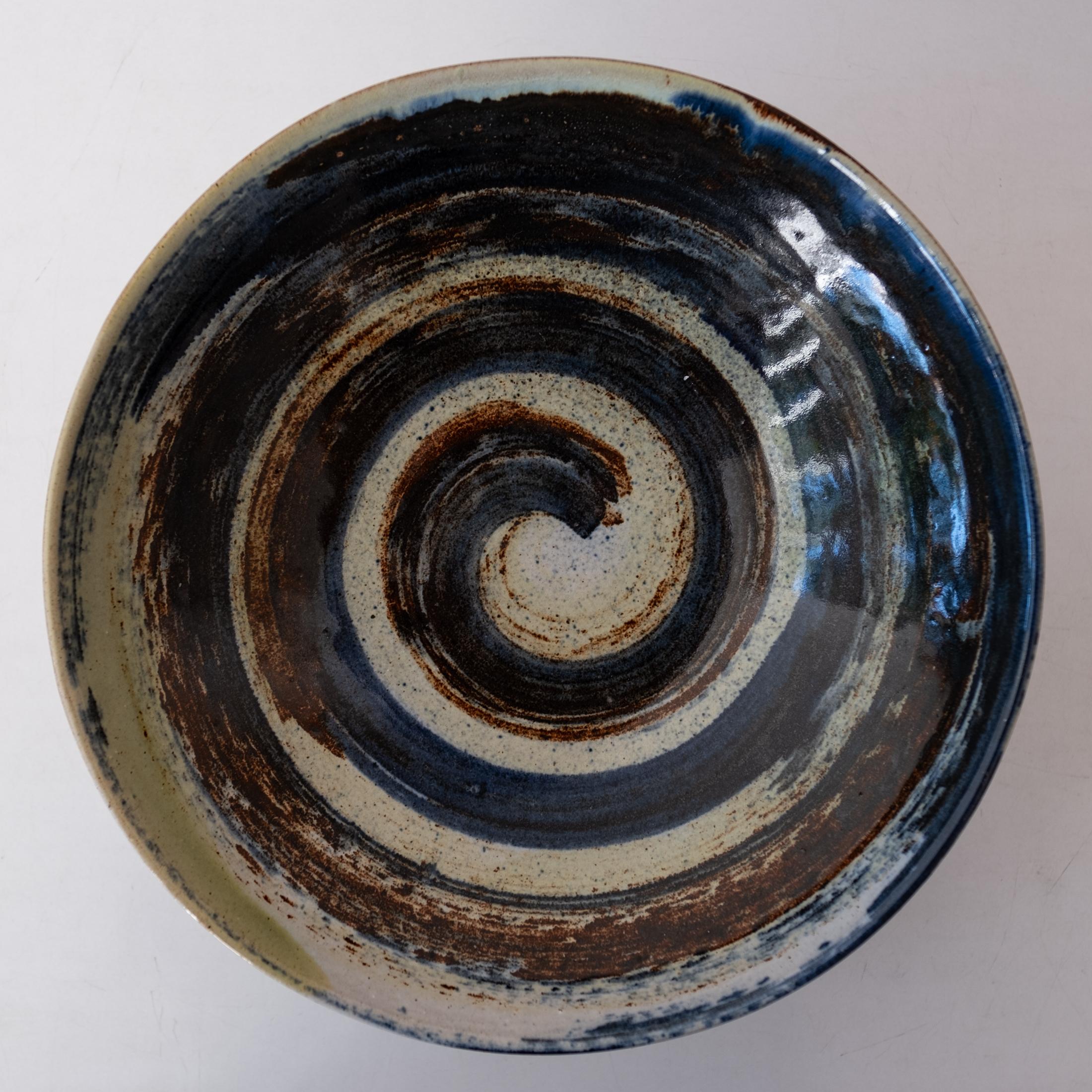 Mid-Century Modern Jane and Gordon Martz Ceramic Chalice Fruit Bowl