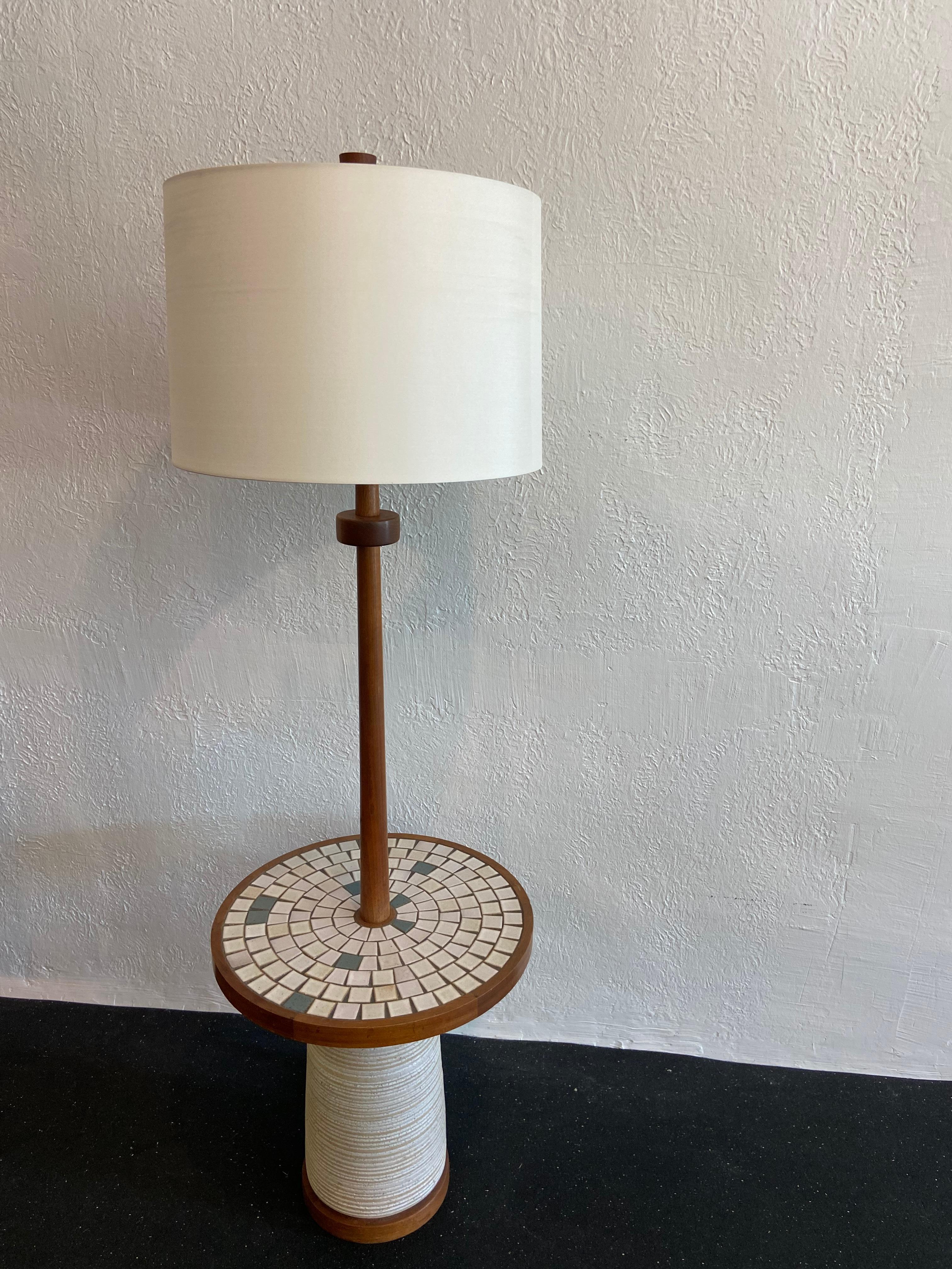 Jane and Gordon Martz Ceramic Floor Lamp with Table 6