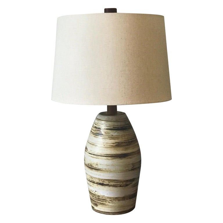 Jane and Gordon Martz Ceramic Lamp for Marshall Studios For Sale