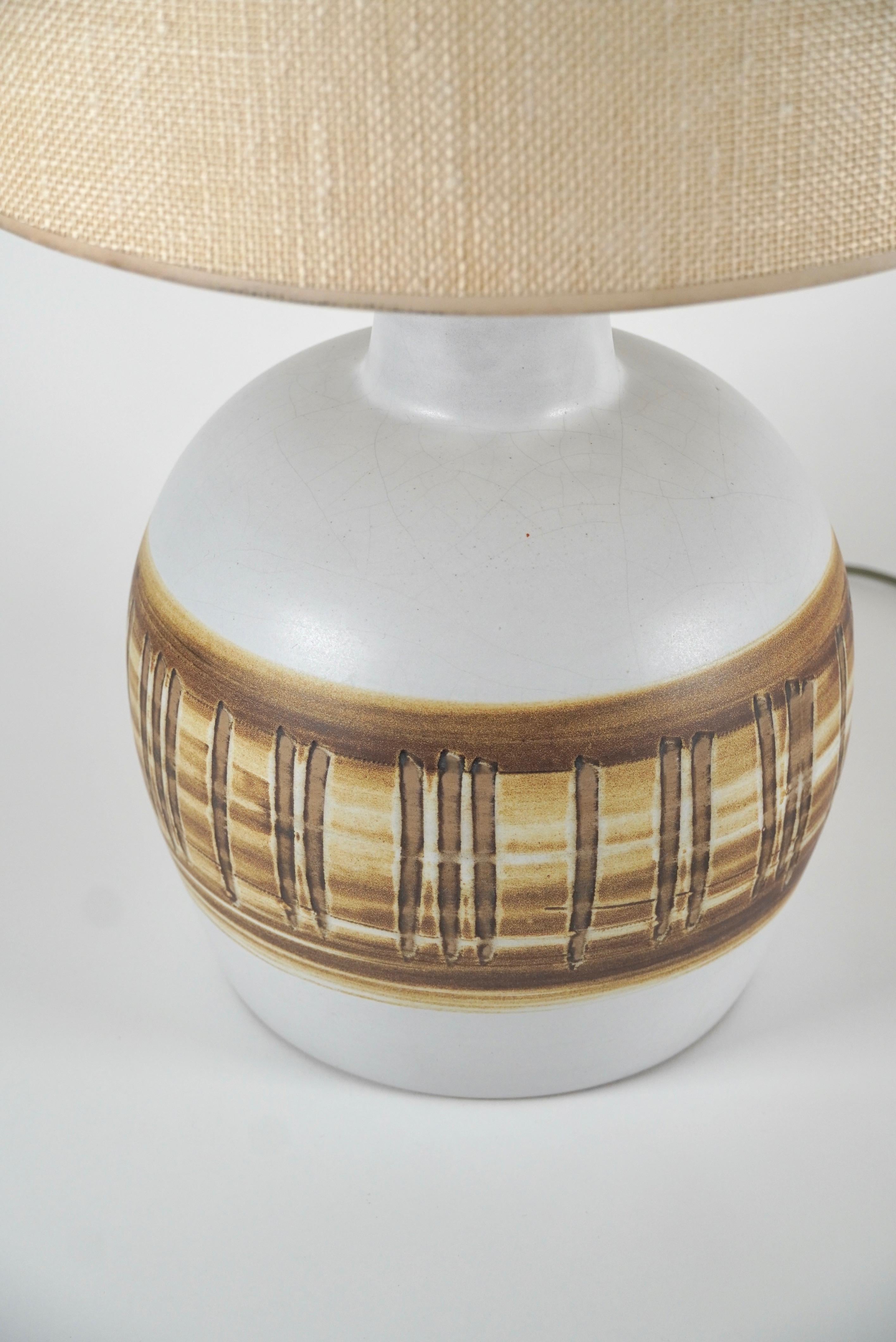20th Century Jane and Gordon Martz Ceramic Table Lamp for Marshall Studios For Sale