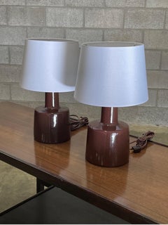 Martz Lamps by Jane and Gordon Martz for Marshall Studios, Ceramic Table Lamps