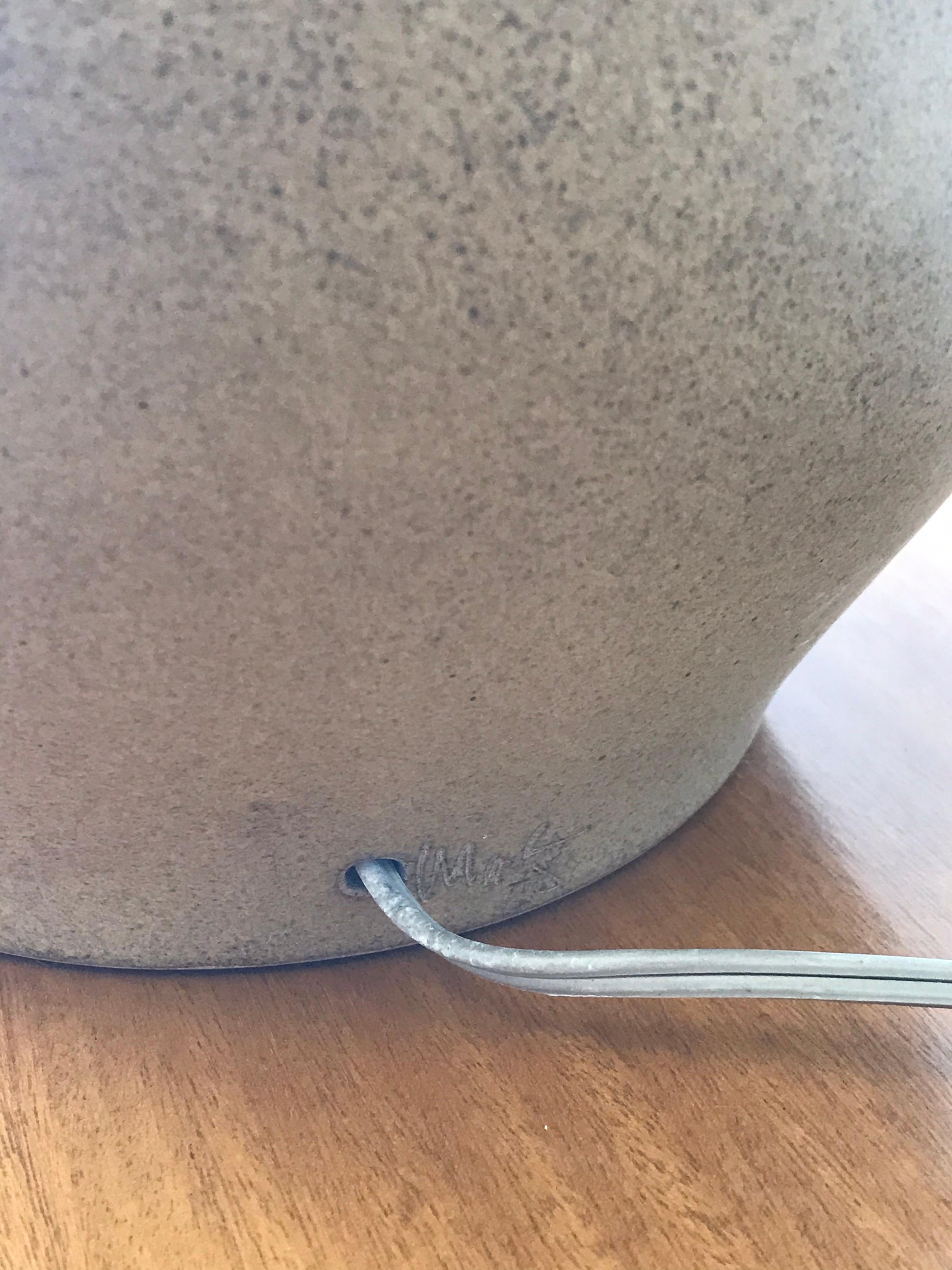 Mid-20th Century Jane and Gordon Martz Ceramic Teardrop Table Lamp