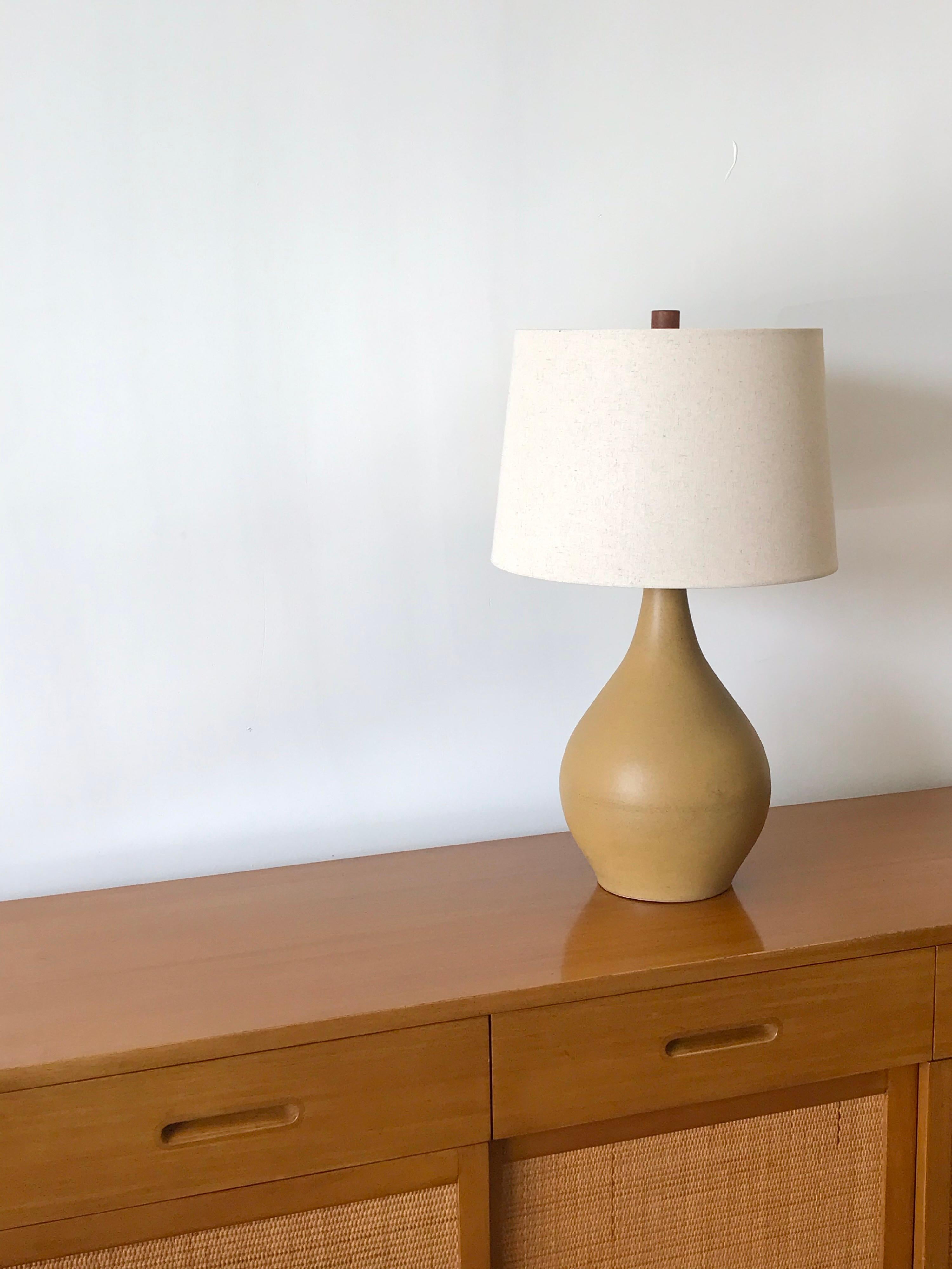 Jane and Gordon Martz Ceramic Teardrop Table Lamp 1