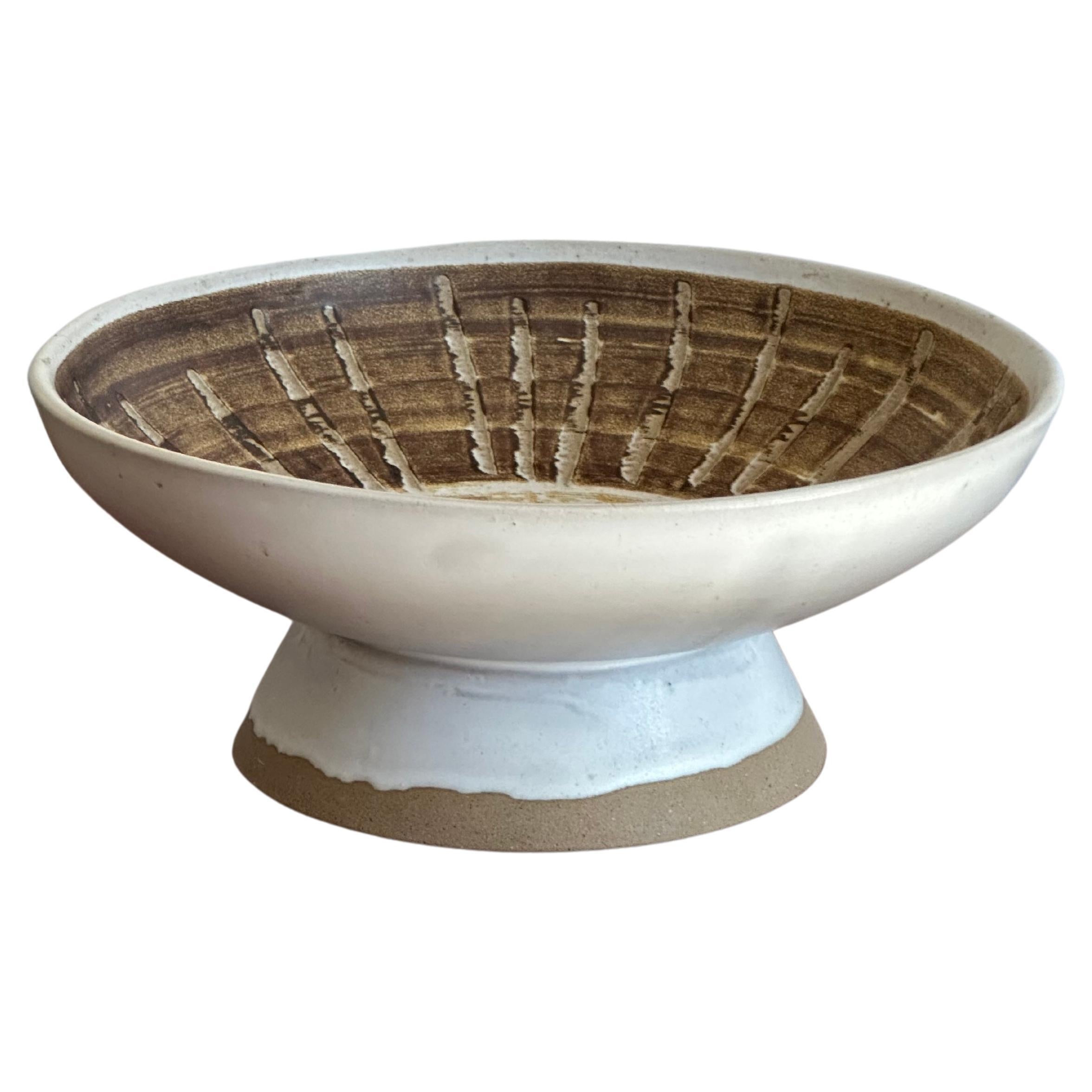 Jane and Gordon Martz Footed Bowl for Marshall Studios For Sale