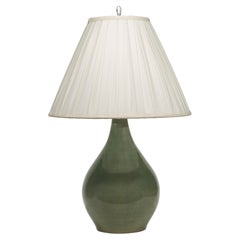 Jane and Gordon Martz for Marshall Studios Celadon Ceramic Table Lamp, 1950s