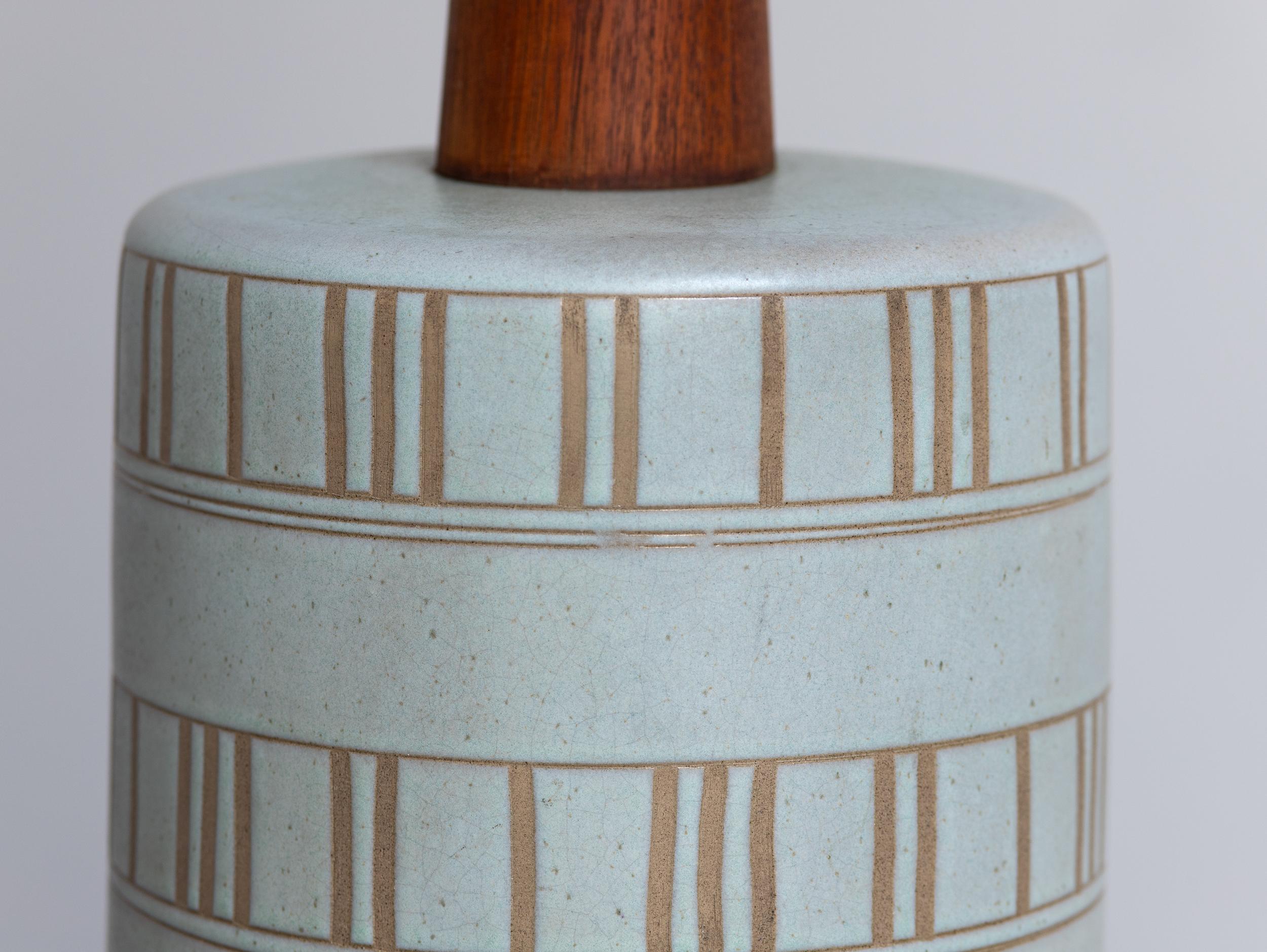 American Jane and Gordon Martz for Marshall Studios Monumental Ceramic Table Lamp For Sale