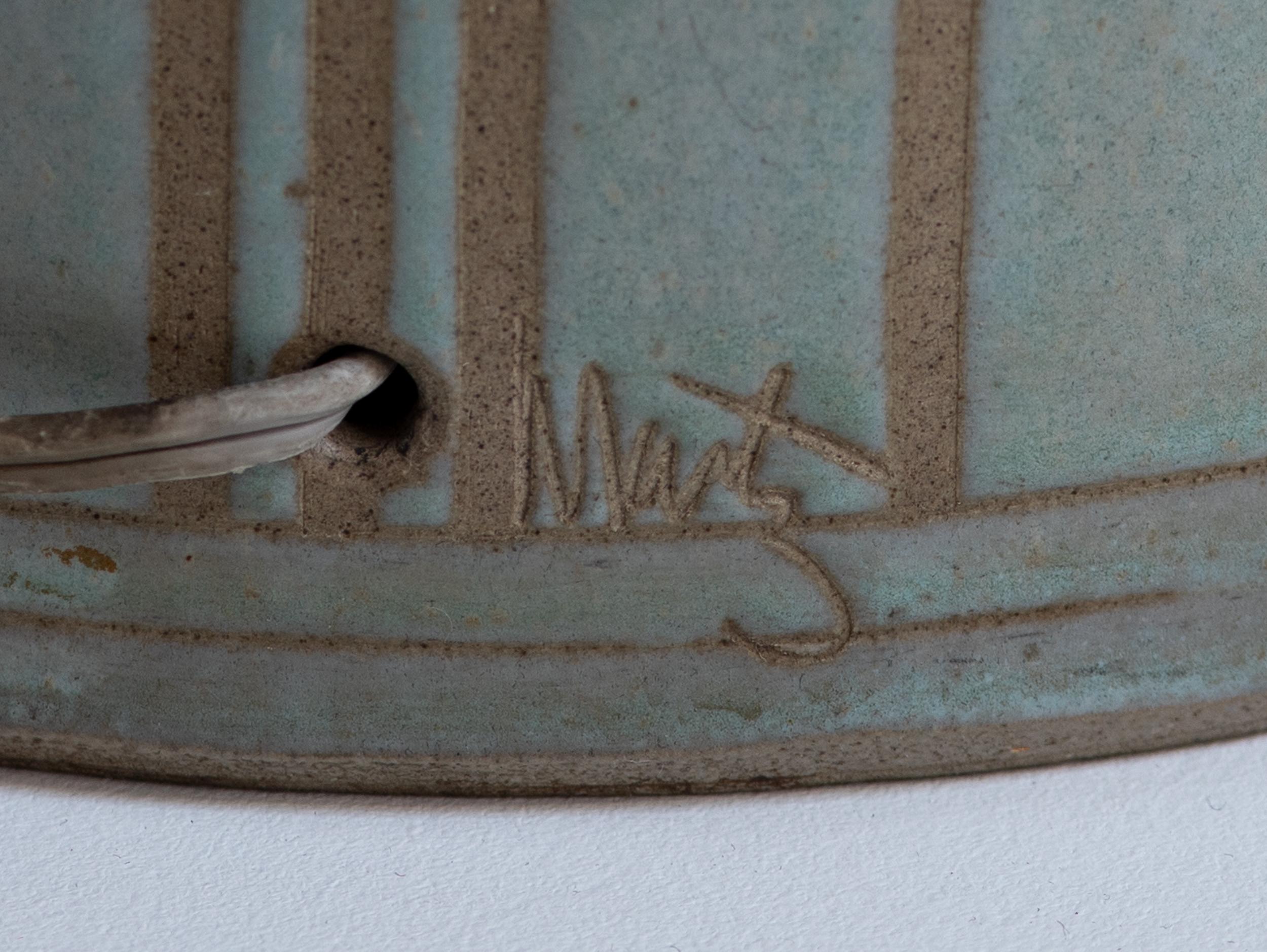 Jane and Gordon Martz for Marshall Studios Monumental Ceramic Table Lamp In Good Condition For Sale In Brooklyn, NY
