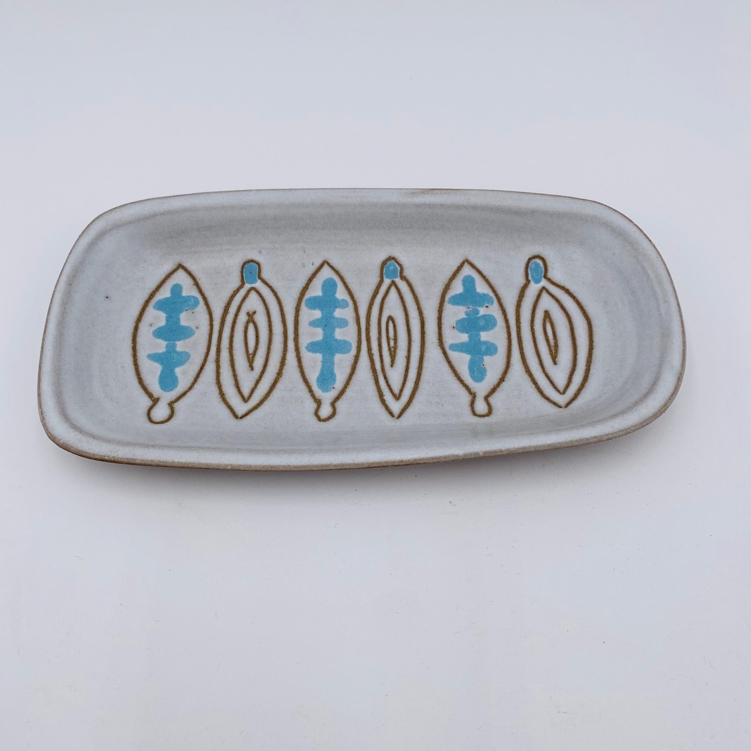 American Jane and Gordon Martz Pottery Ceramic Dish Catch All For Sale