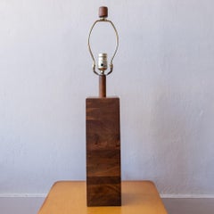 Jane and Gordon Martz Wood Lamp