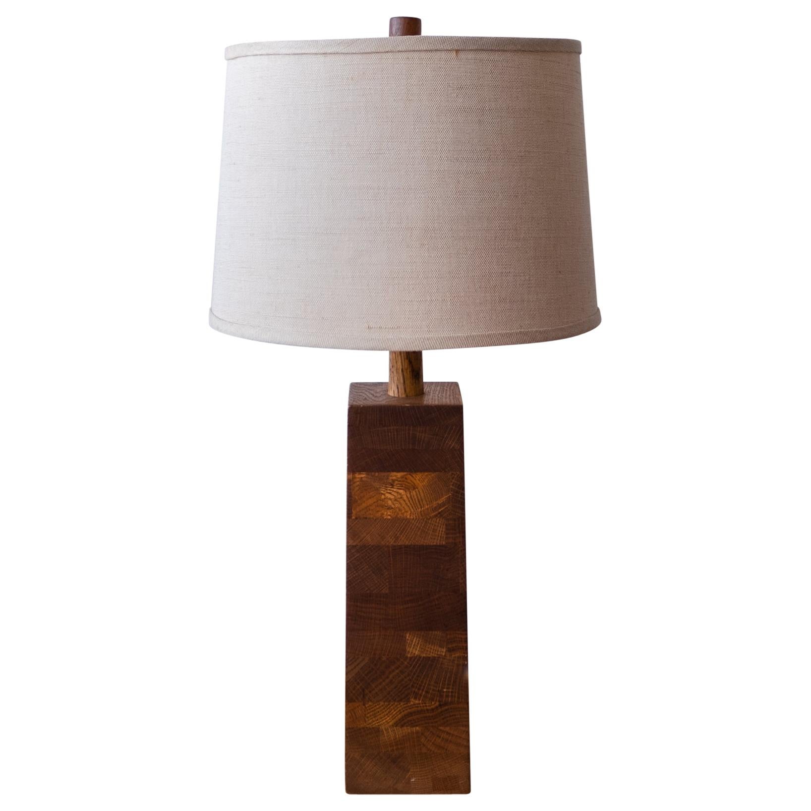 Jane and Gordon Martz Wood Lamp For Sale