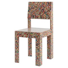 Jane Atfield RCP2 Chair Confetti, Recycled Chair EcoFriendly Outdoor Chair