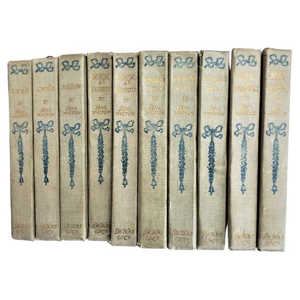 Jane Austen The Novels 10 Volume Book Set 1898 1905 H M Brock J M jane-austen-the-novels-10-volume-book-set-1898-1905-h-m-brock-j-m