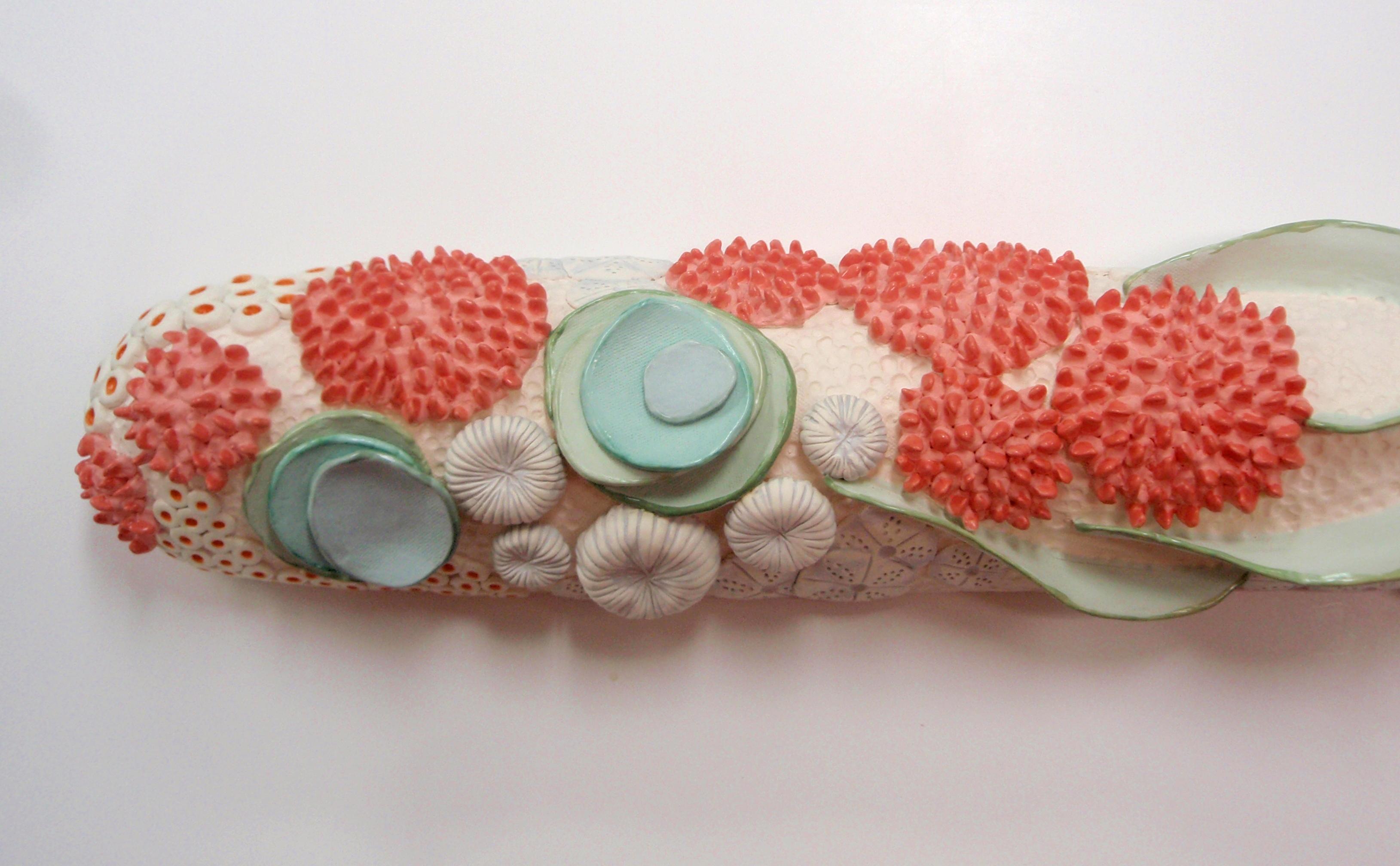 Coral Reef II / sea inspired ceramic wall sculpture  For Sale 1