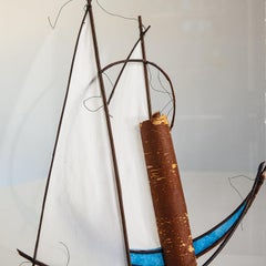 Escultura de papel IV, Escultura abstracta en barco de Jane Balsgaard