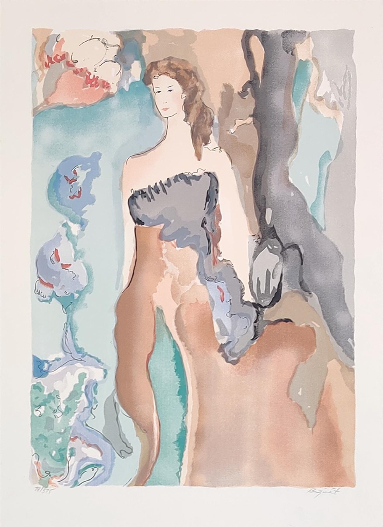 Jane Bazinet Portrait Print – LE FEMMES DU BAZINET (TAFEL 4)