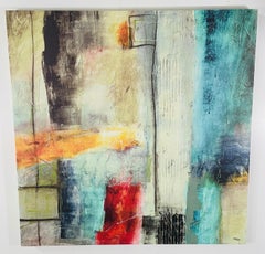 Jane Bellows Abstract Giclee Print on Canvas Titled Impulse I