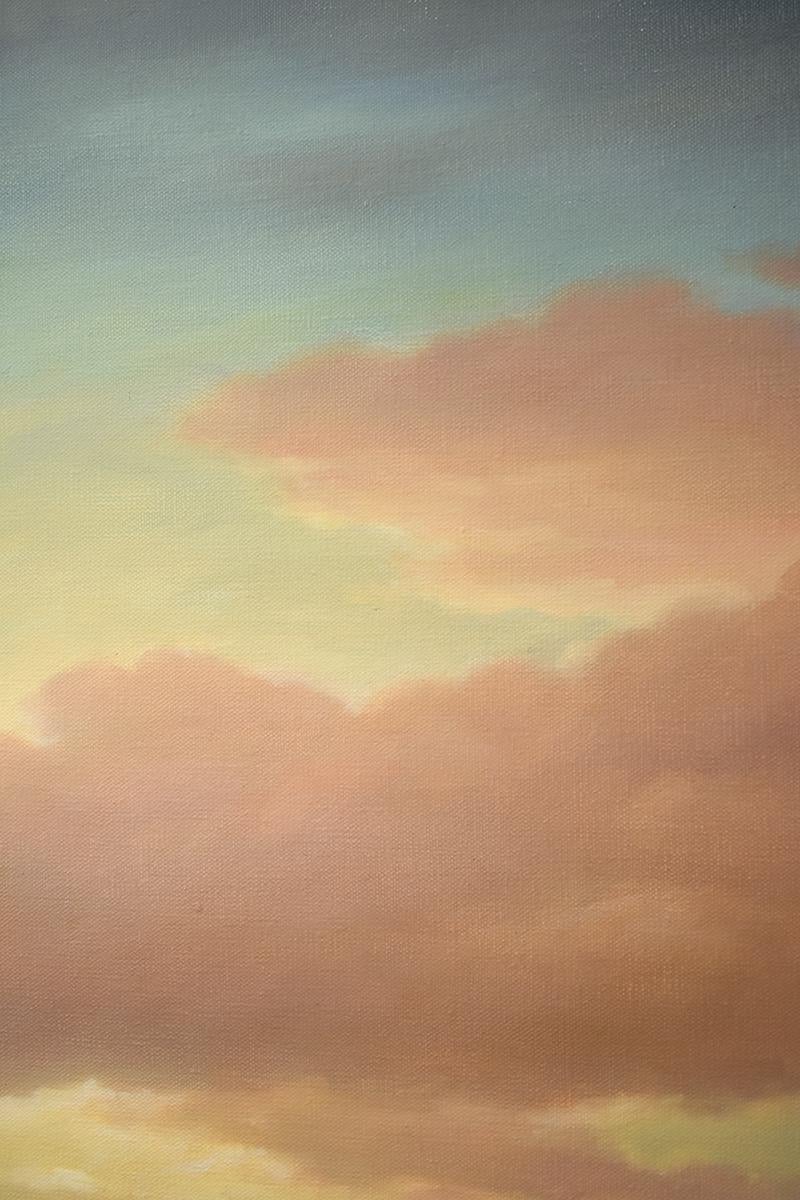 Above (Luminist-Stil Hudson River School Landschaftsgem�älde von Wolken und Sonnenuntergang) 2