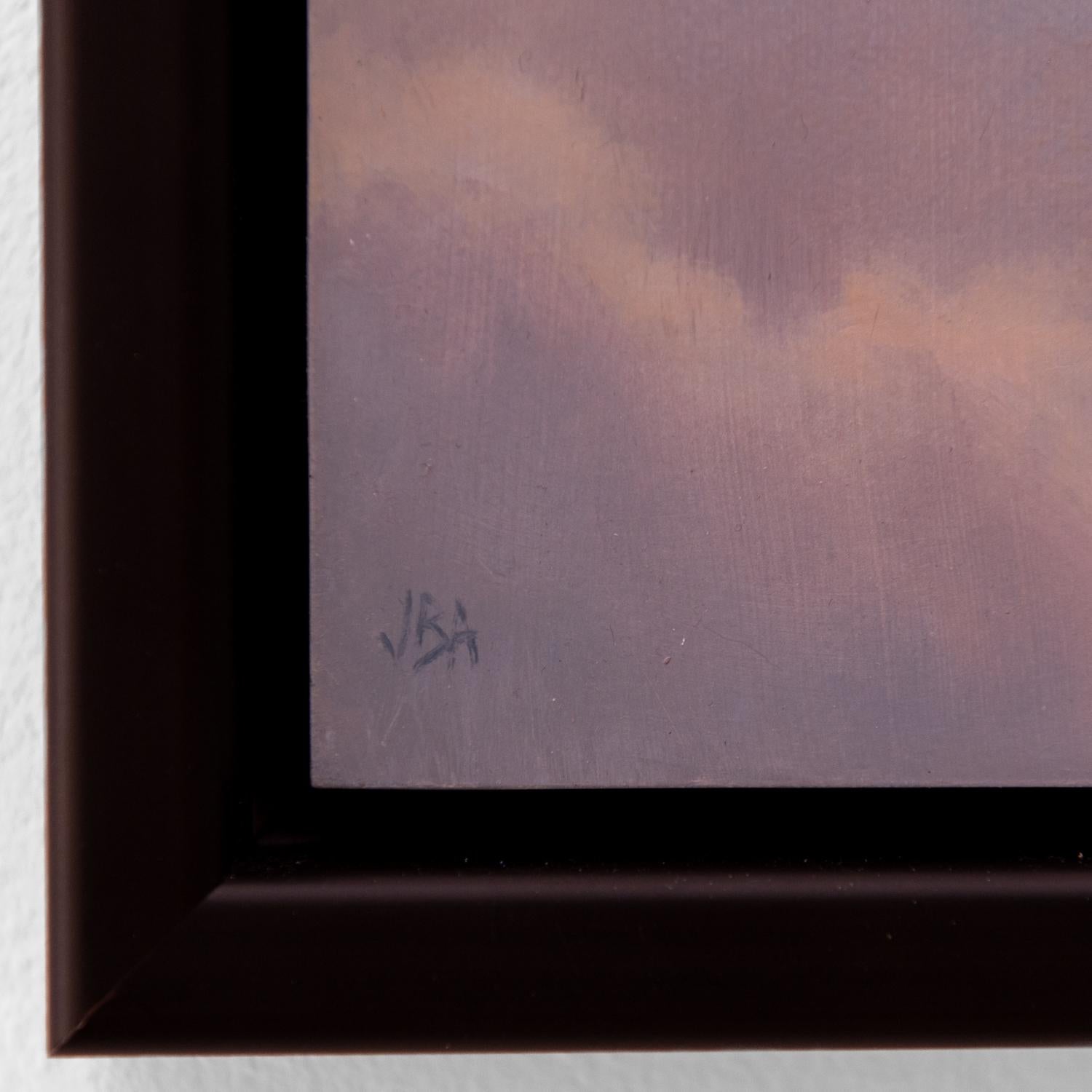 Cloud Icon XXIV (Small Contemporary Cloudscape Painting on Panel, Framed) 4