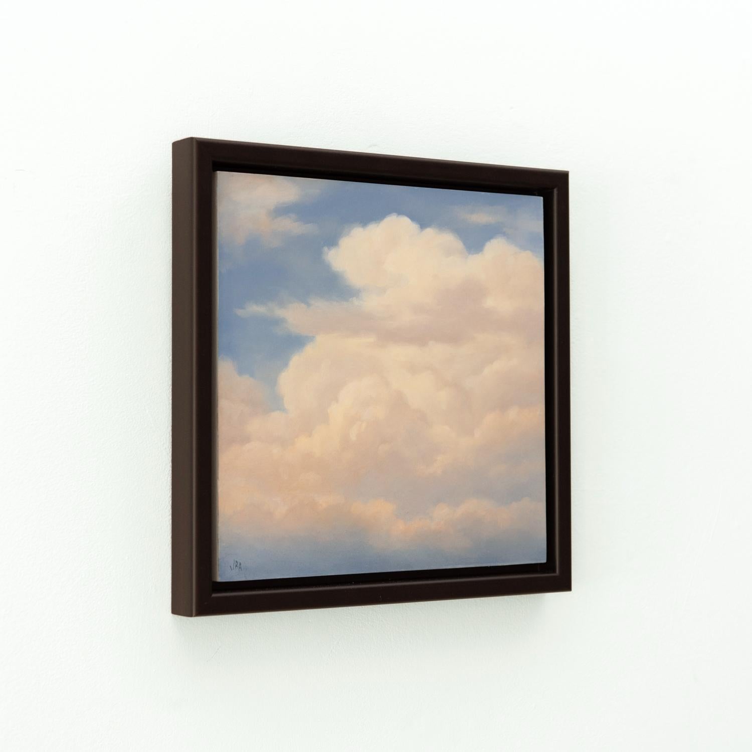 Cloud Icon XXVI (Small Contemporary Cloudscape Painting on Panel, Framed) 2