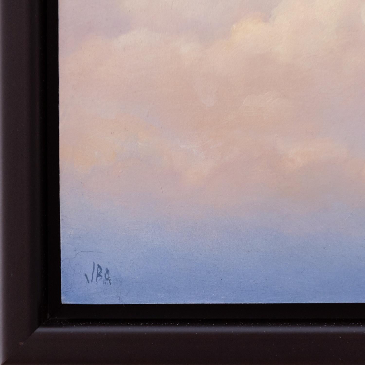 Cloud Icon XXVI (Small Contemporary Cloudscape Painting on Panel, Framed) 5