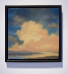 Cloud Lift: Hudson River School Landscape Painting of Clouds, Forest & River